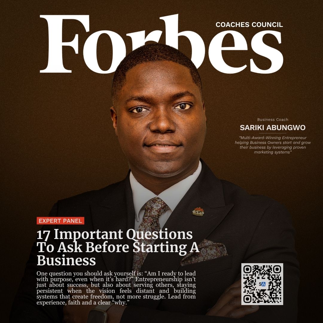 17 Important Questions To Ask Before Starting A Business - Sariki Abungwo